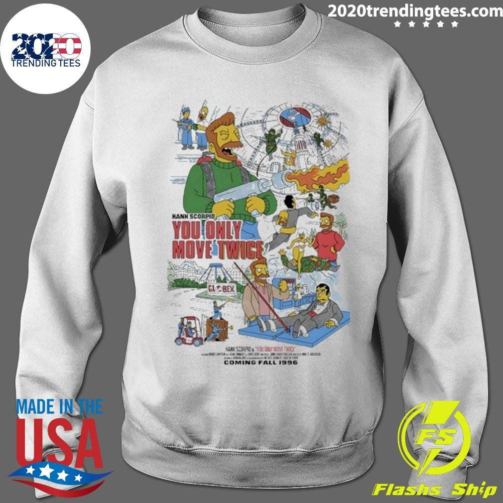 Simpsons You Only Move Twice Graphic Shirt