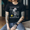 Skeleton Dog Nurse Funny Quote Medical Humor Unisex Shirt
