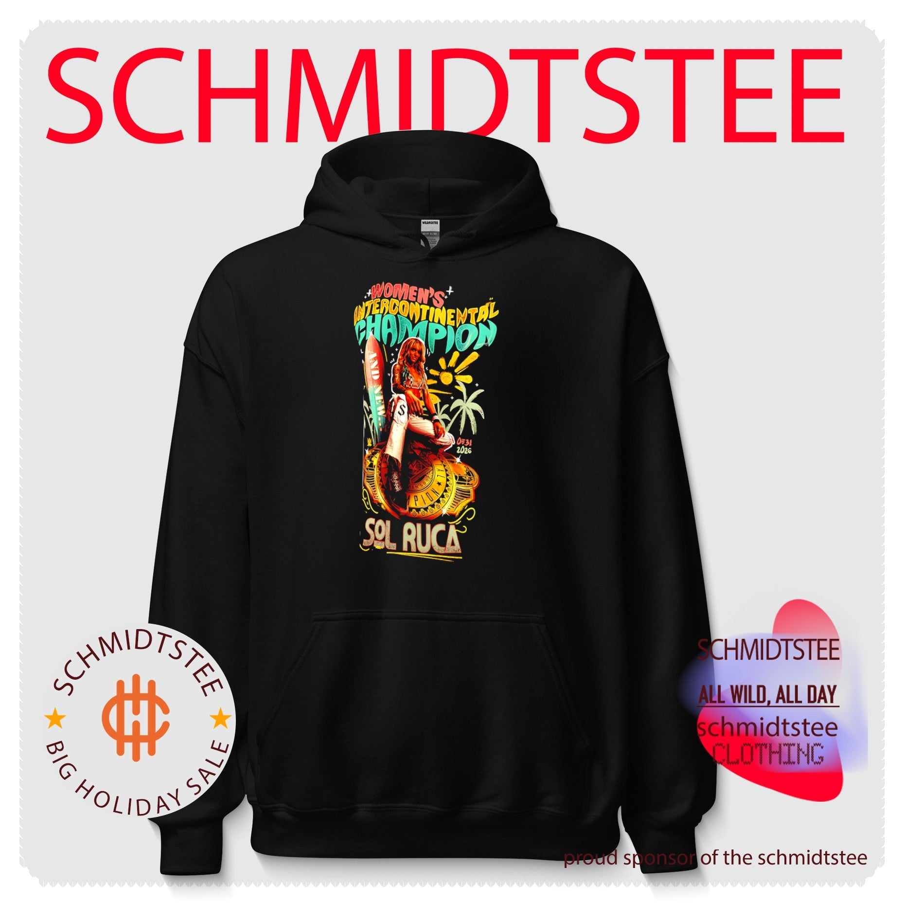 Sol Ruca And New Intercontinental Champion 2026 Photo shirt