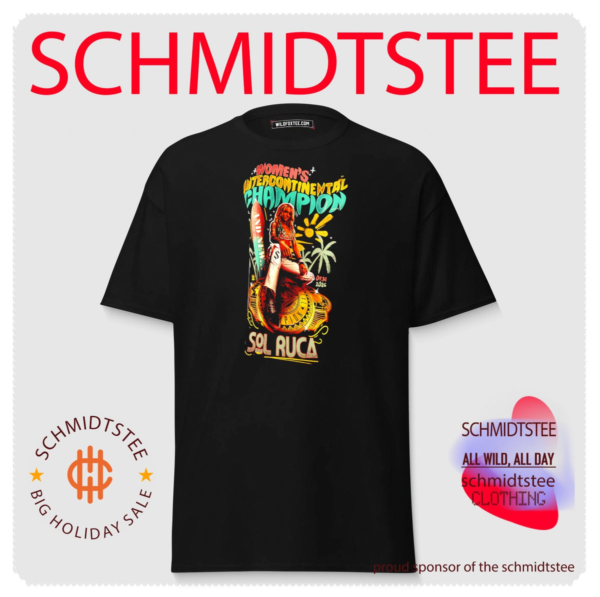 Sol Ruca And New Intercontinental Champion 2026 Photo shirt