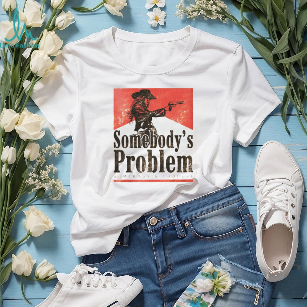 Somebody’s Problem Retro Cowboy Western Marlboro Aesthetic T Shirt