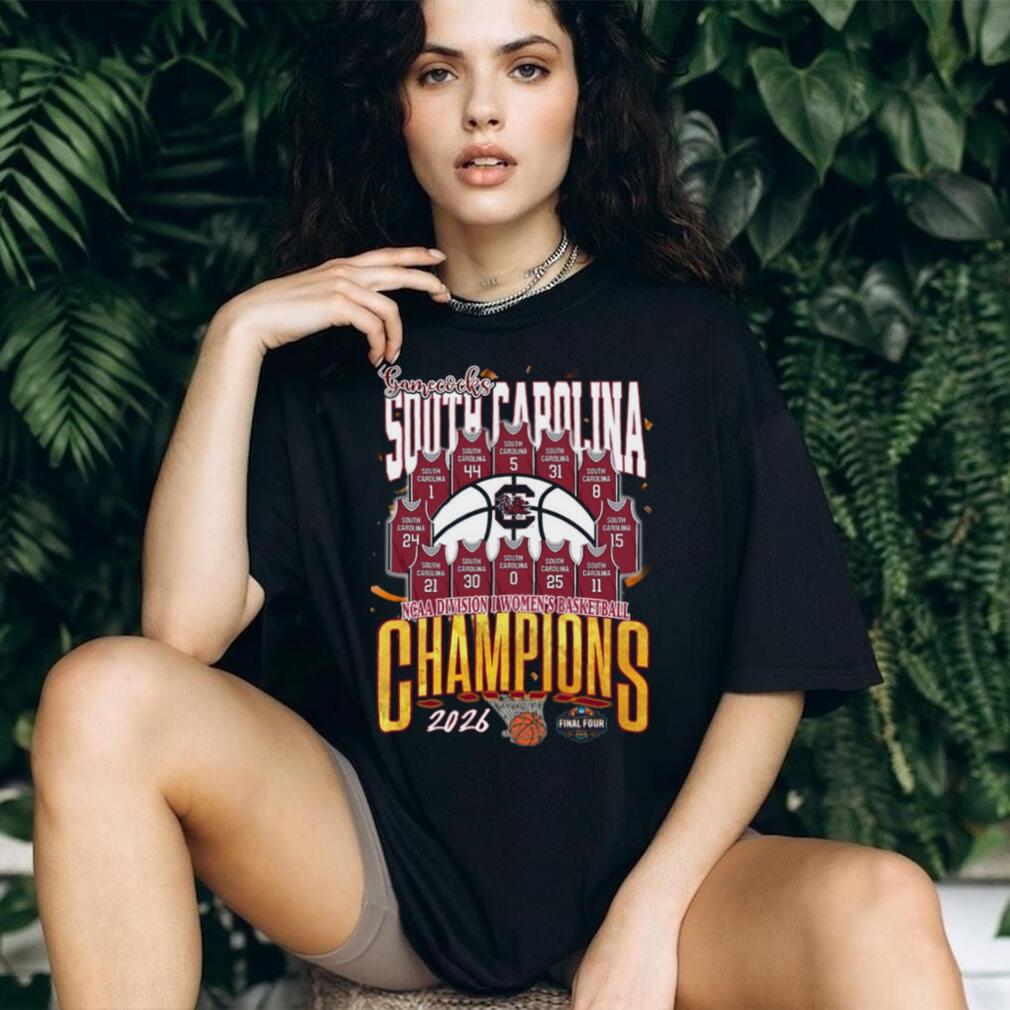 South Carolina Gamecocks 2026 NCAA Women’s Basketball National Champions T Shirt