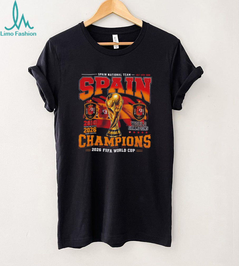 Spain World Champions World Cup 2026 shirt