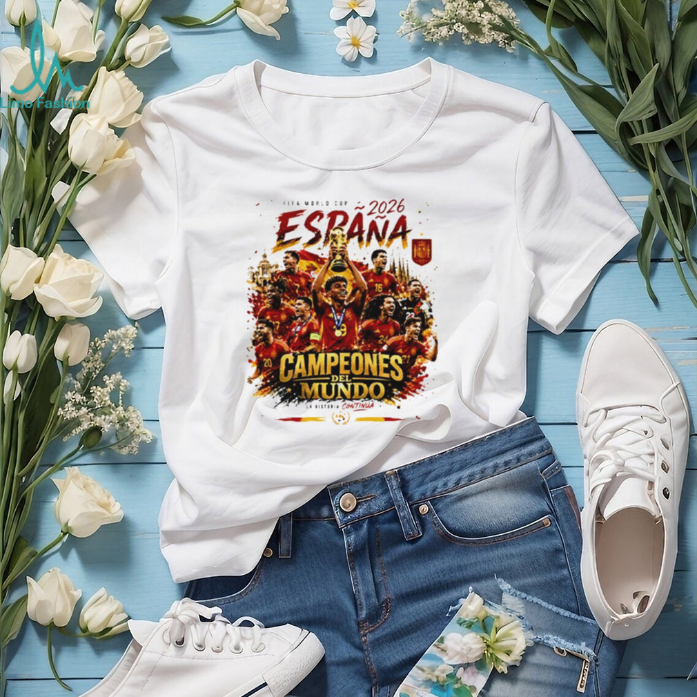 Spain World Cup 2026 Campeones Del Mundo Shirt