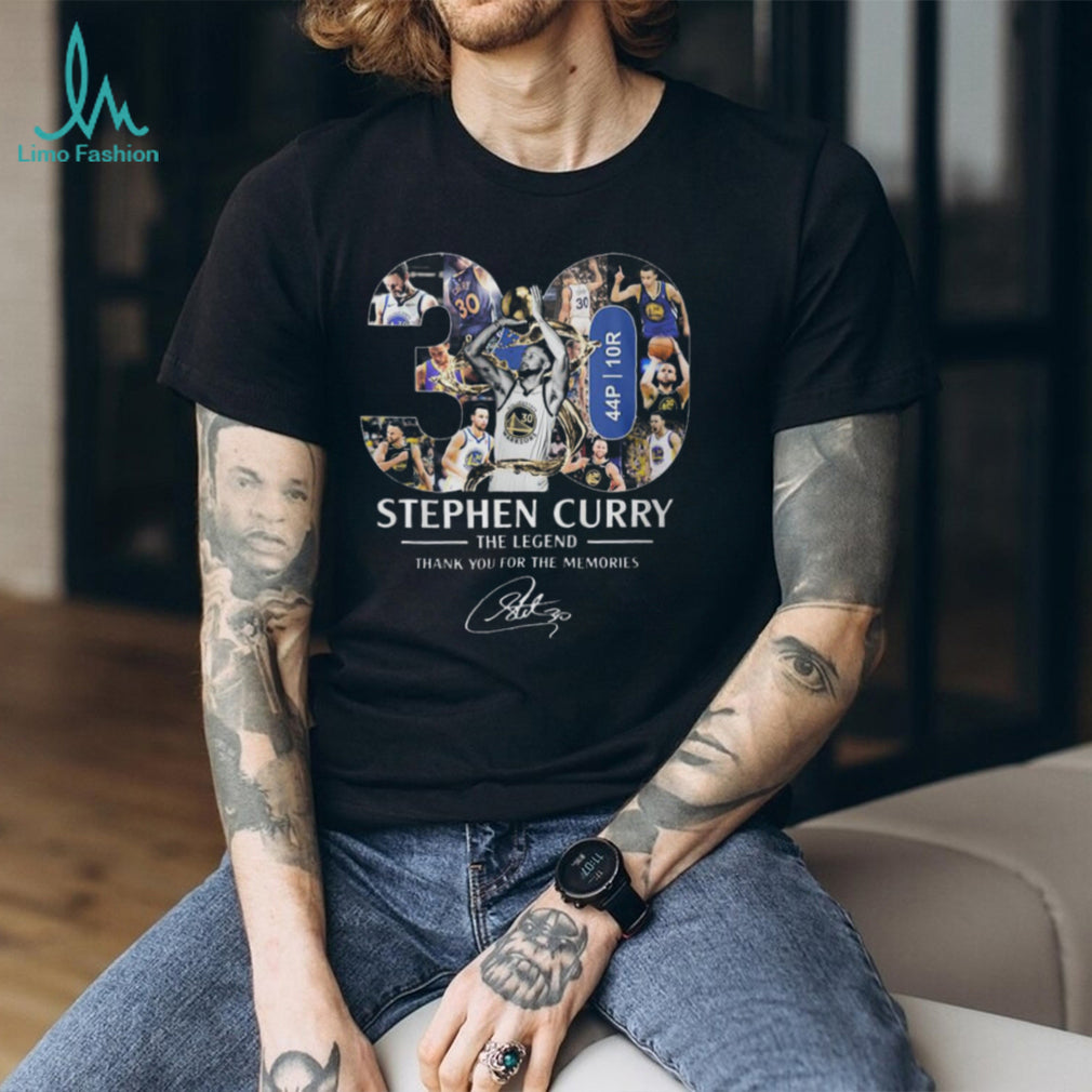 Stephen Curry The Legend 30 GSW Signature Career Memories Basketball T Shirt
