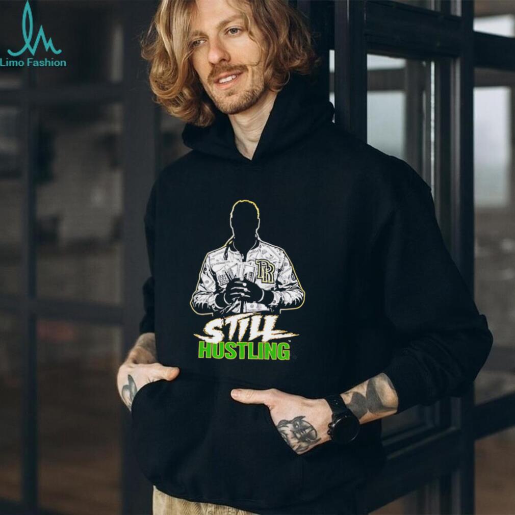 Still hustling pro wrestling illustration shirt