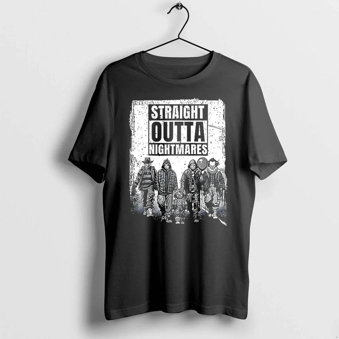 Straight Outta Nightmares Horror Halloween Scary Tshirts Sweater