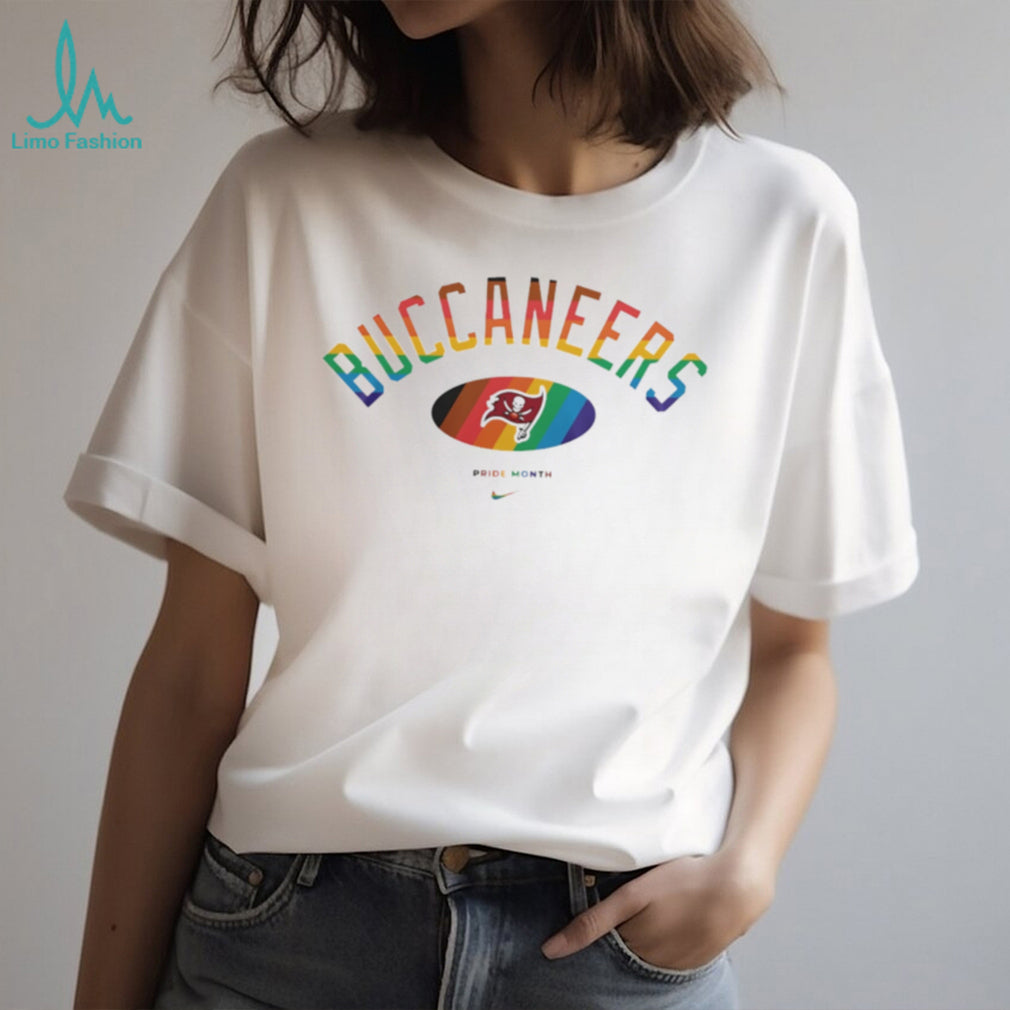 Tampa Bay Buccaneers Pride Month Rainbow logo shirt