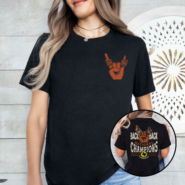 Texas Longhorns Back To Back Softball National Champions T Shirt
