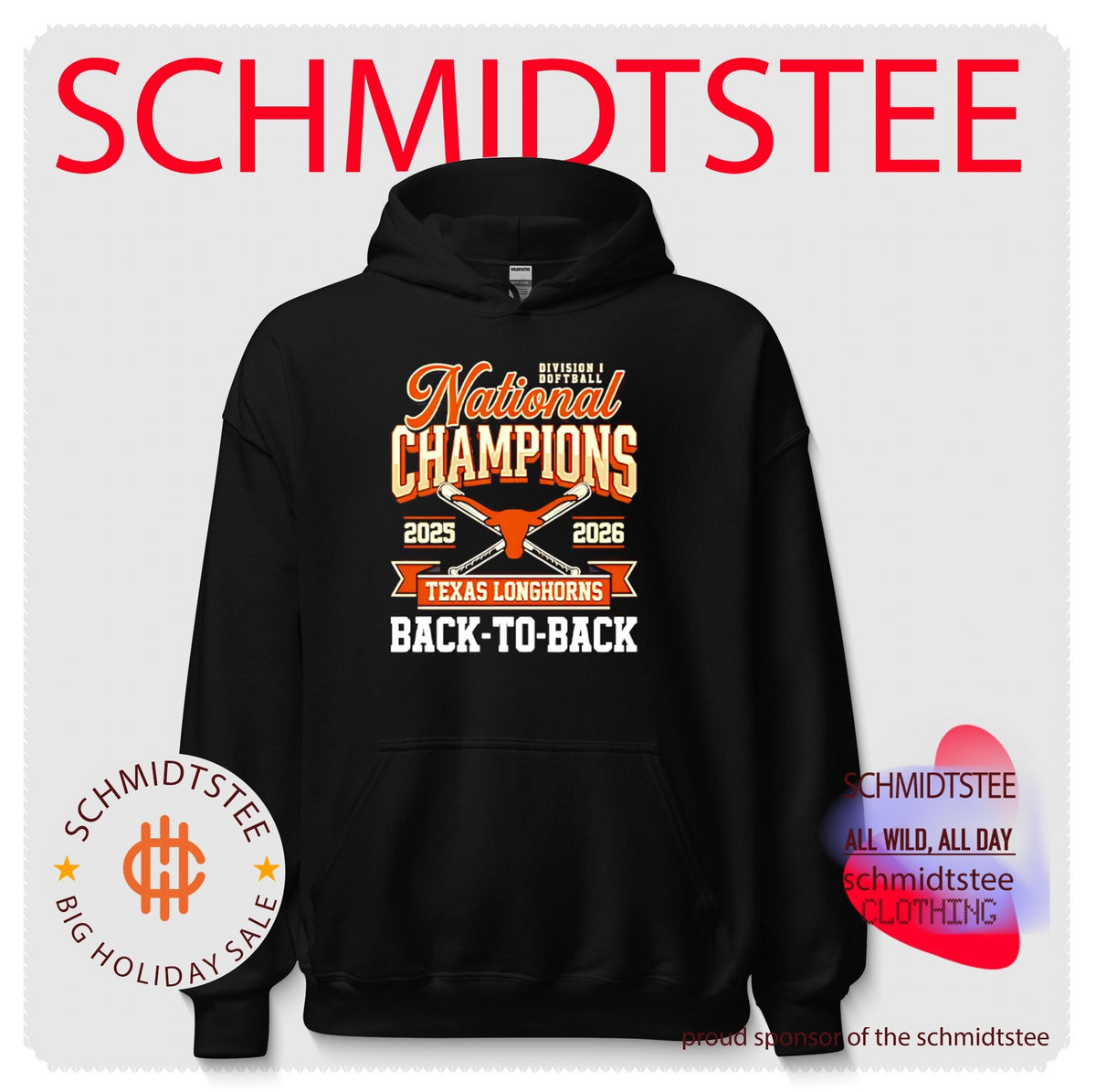 Texas Longhorns Division I Softball National Champions 2025 2026 Shirt