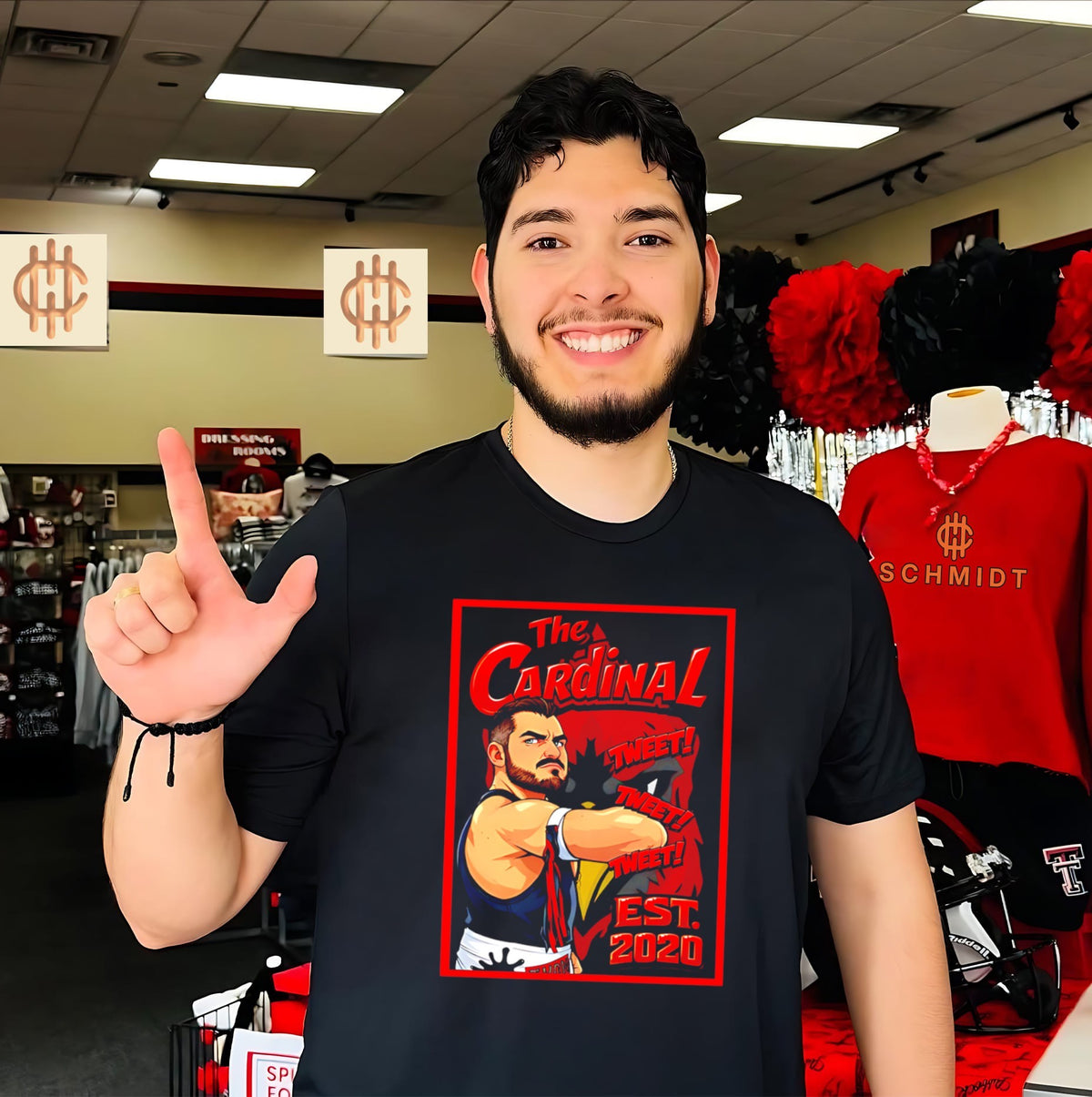 The Cardinal tweet tweet tweet est 2020 portrait shirt
