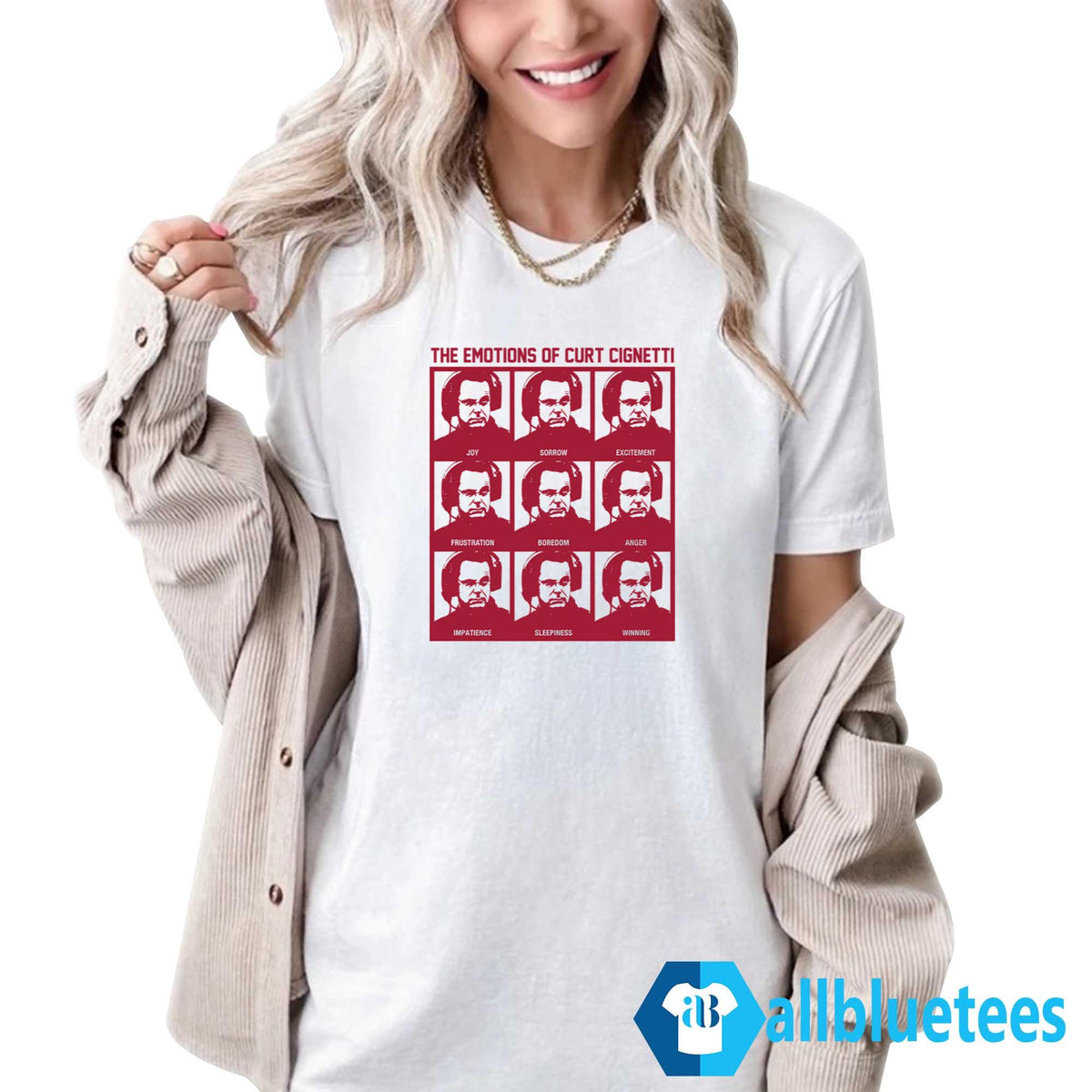 The Emotions Of Curt Cignetti Shirt