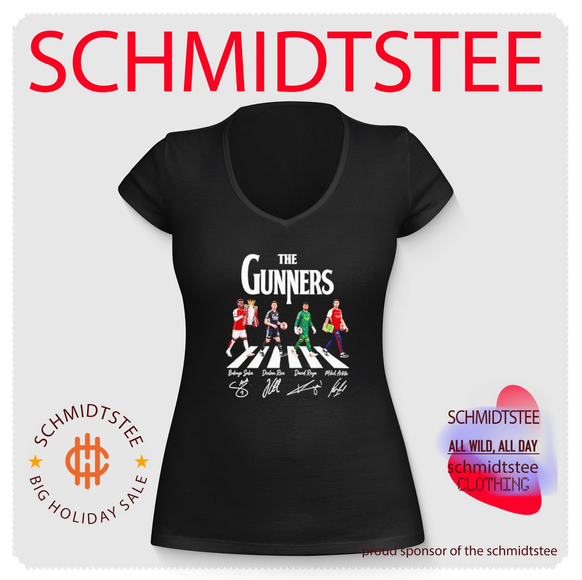 The Gunners Arsenal 2026 Champions Abbey Road Shirt