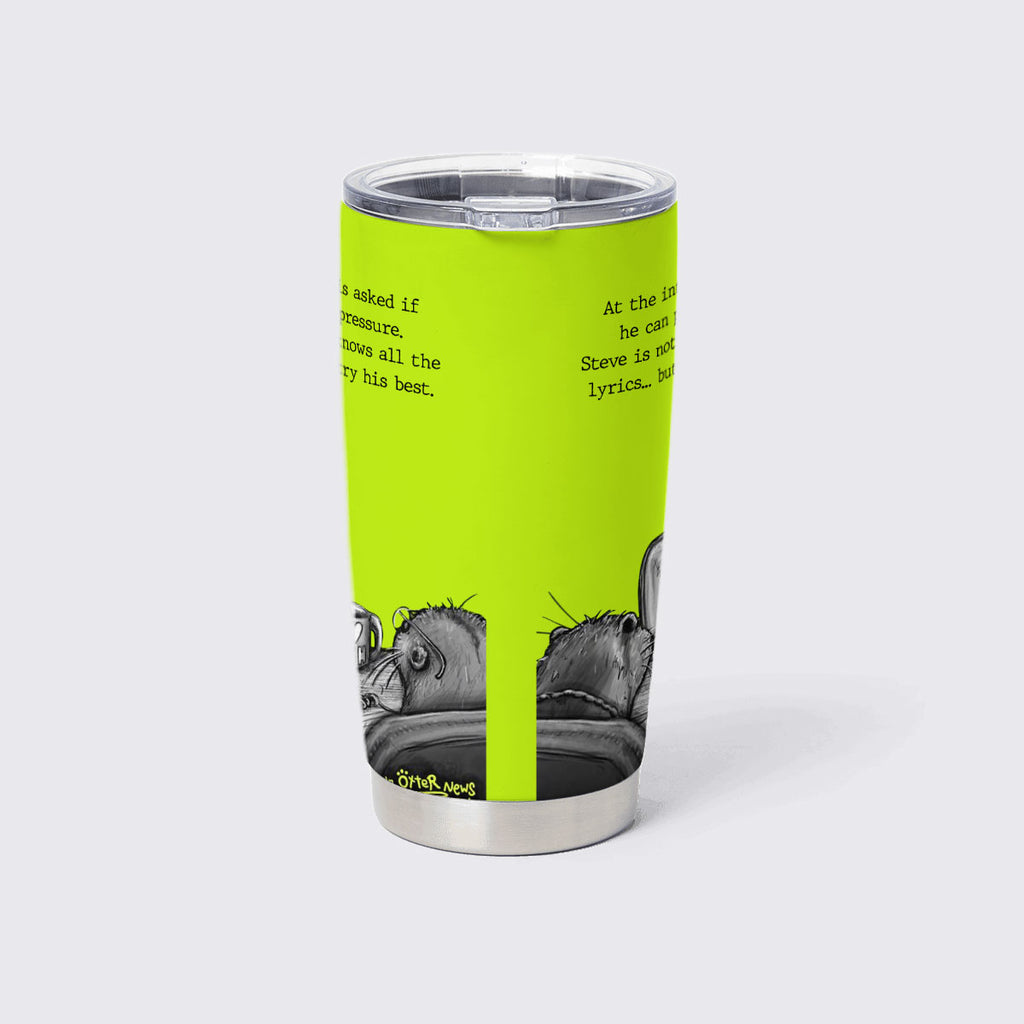 The Interview Steve Tumbler 20 Oz Funny Otter Meme