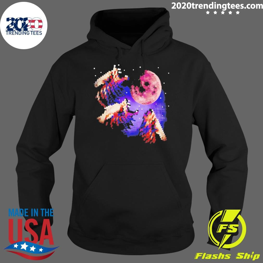 Three Warg Moon Graphic Shirt