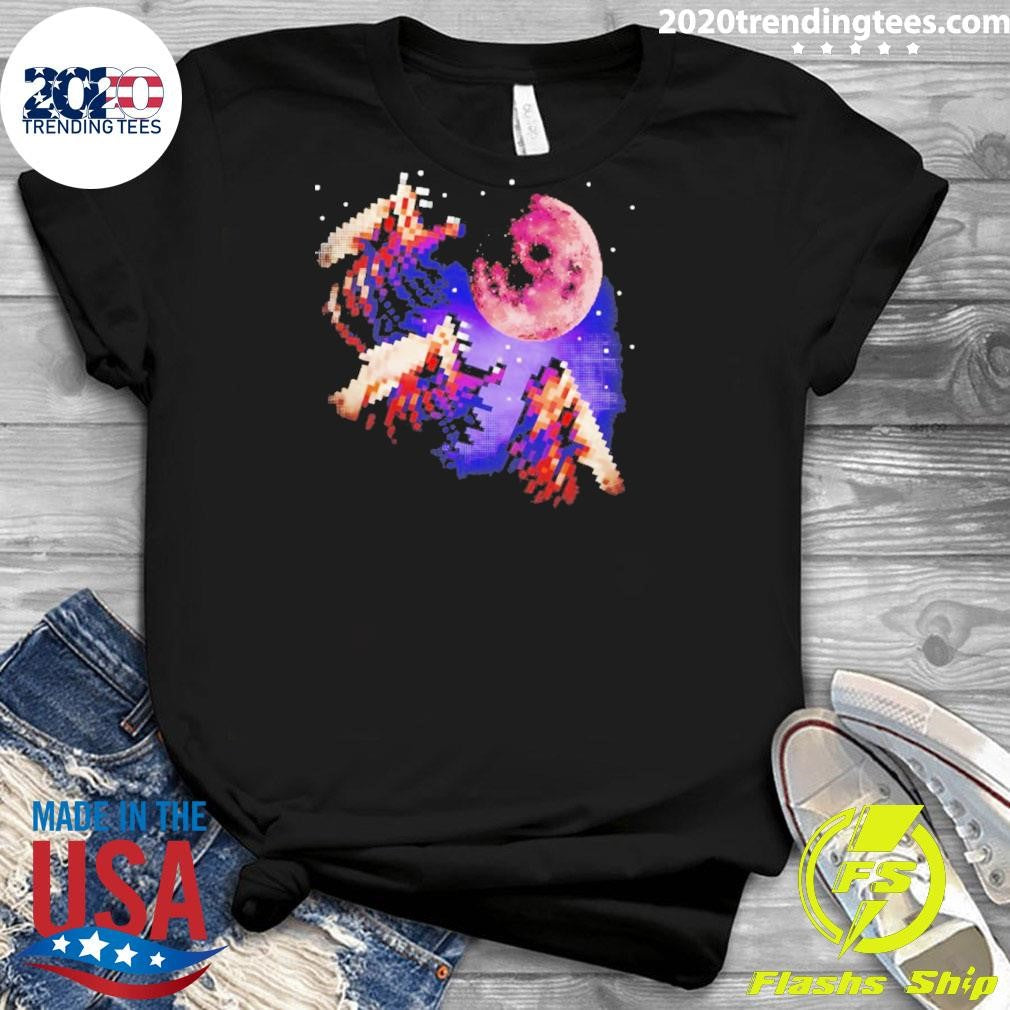 Three Warg Moon Graphic Shirt