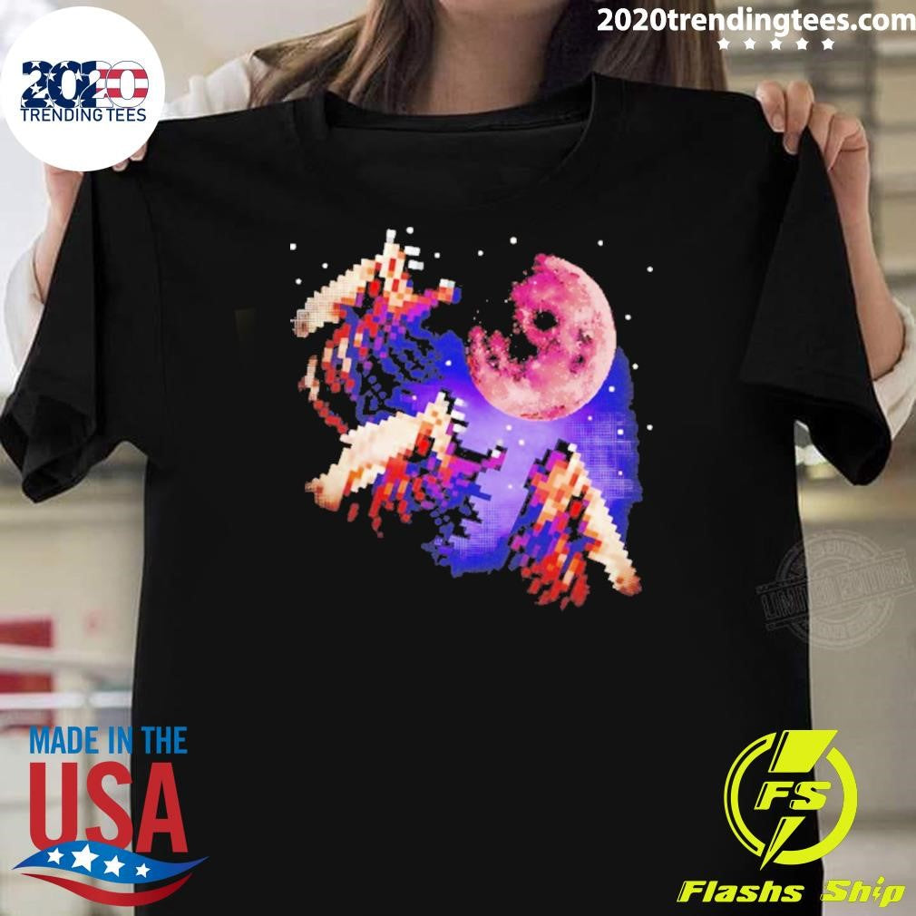 Three Warg Moon Graphic Shirt