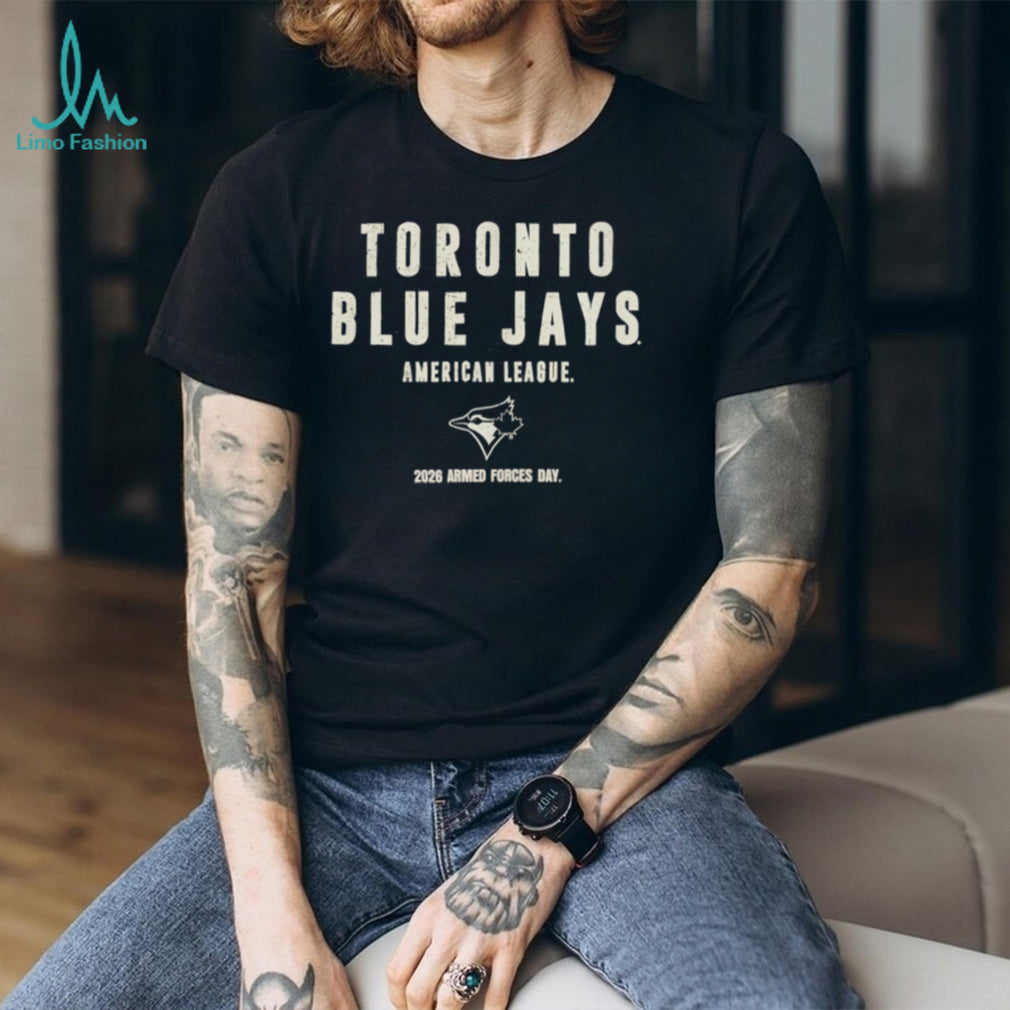 Toronto Blue Jays 2026 Armed Forces Day American League T Shirt