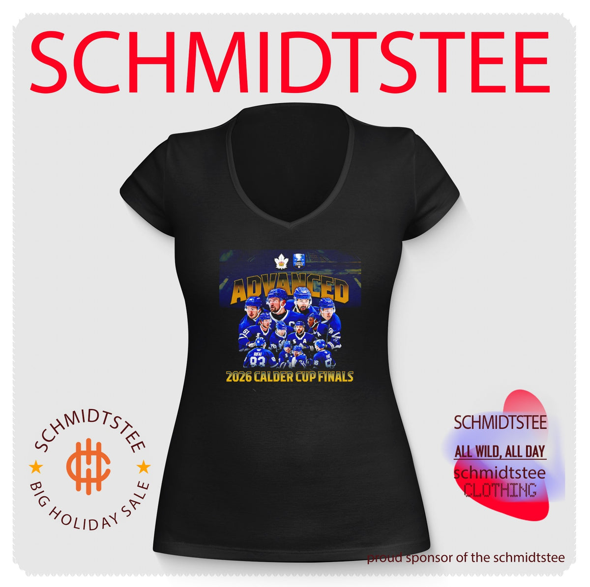 Toronto Marlies advanced 2026 Calder Cup Finals team collage shirt