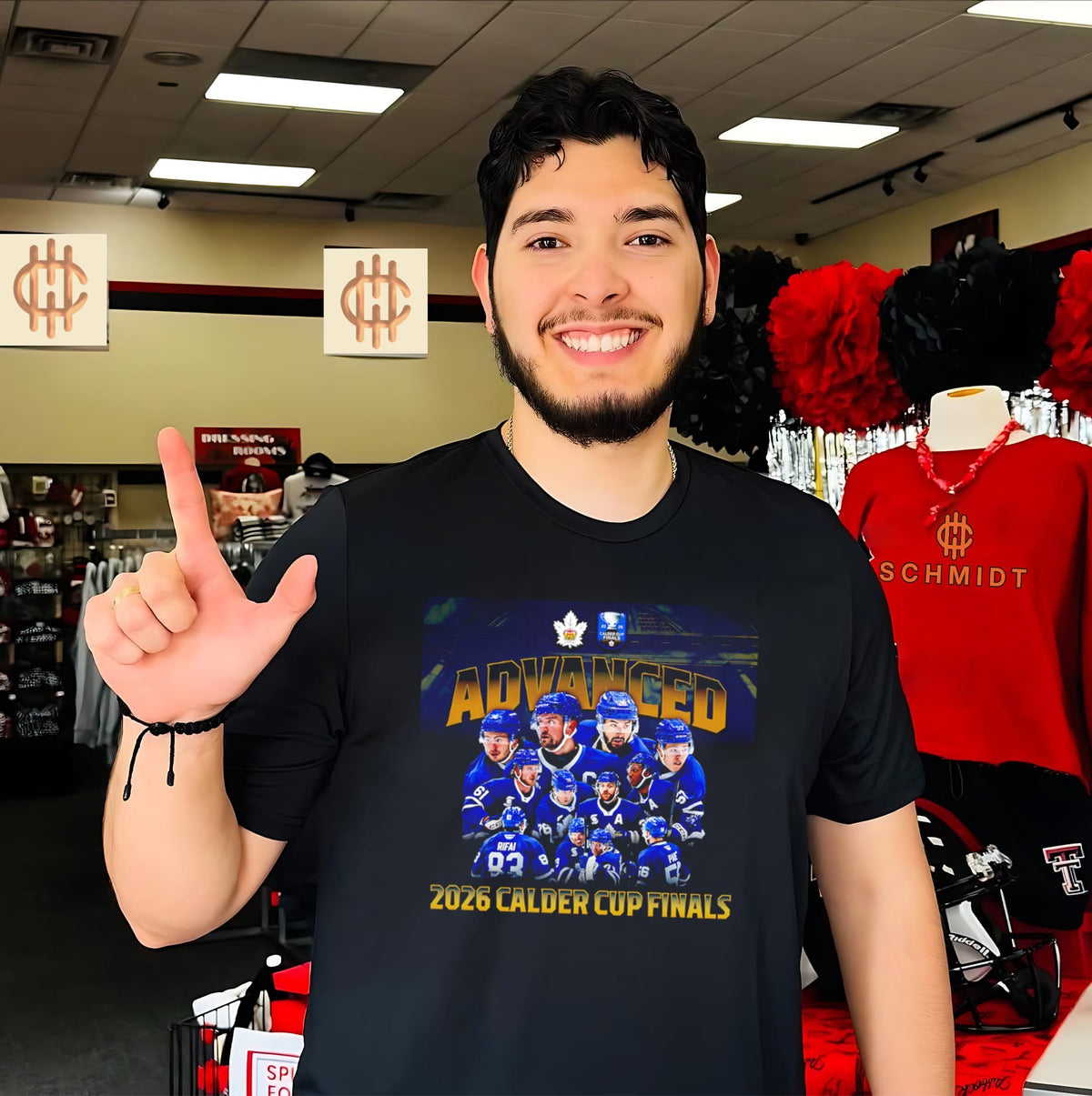 Toronto Marlies advanced 2026 Calder Cup Finals team collage shirt