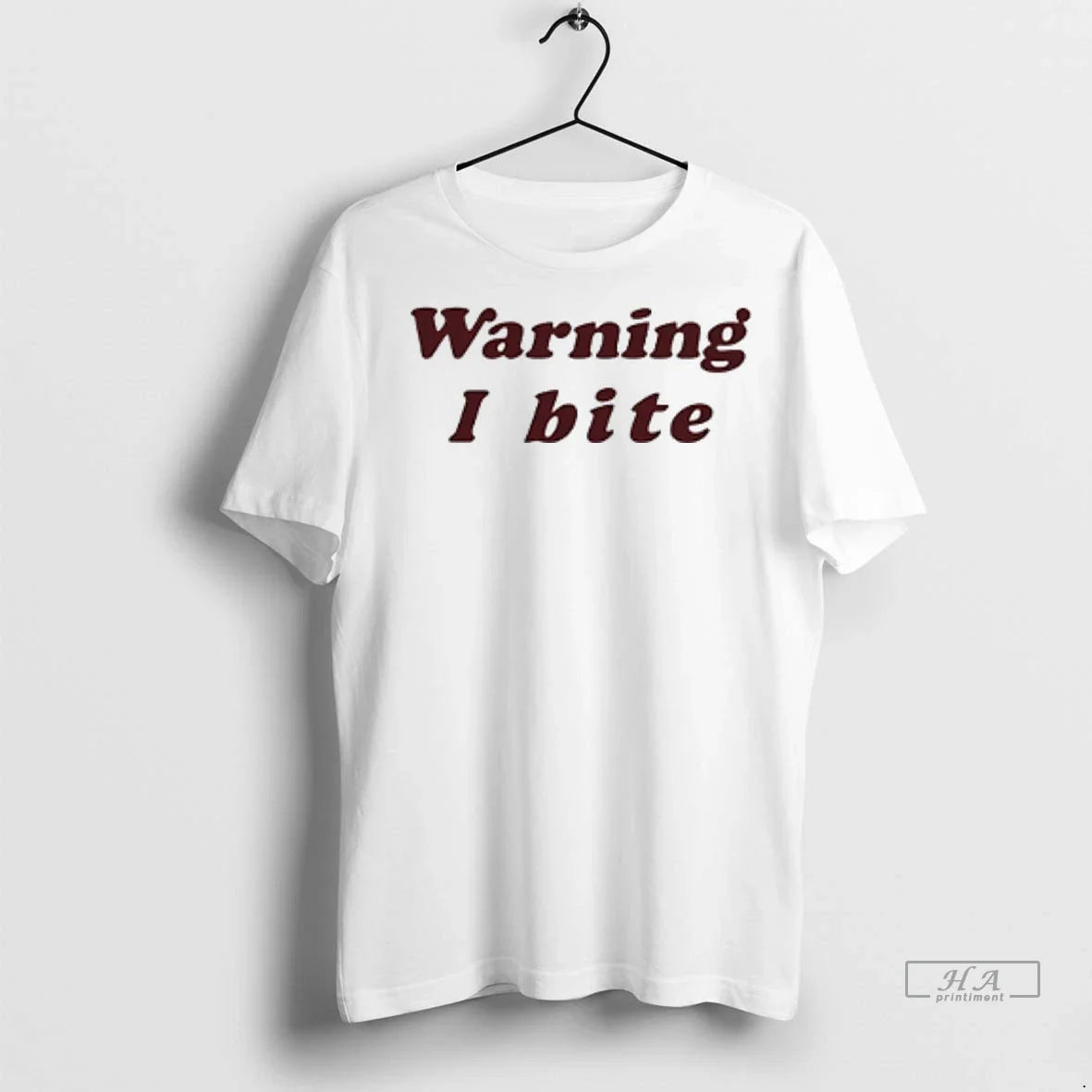 Trendy Officials Brooklyn Wearing Warning I Bite Shirt Sweater