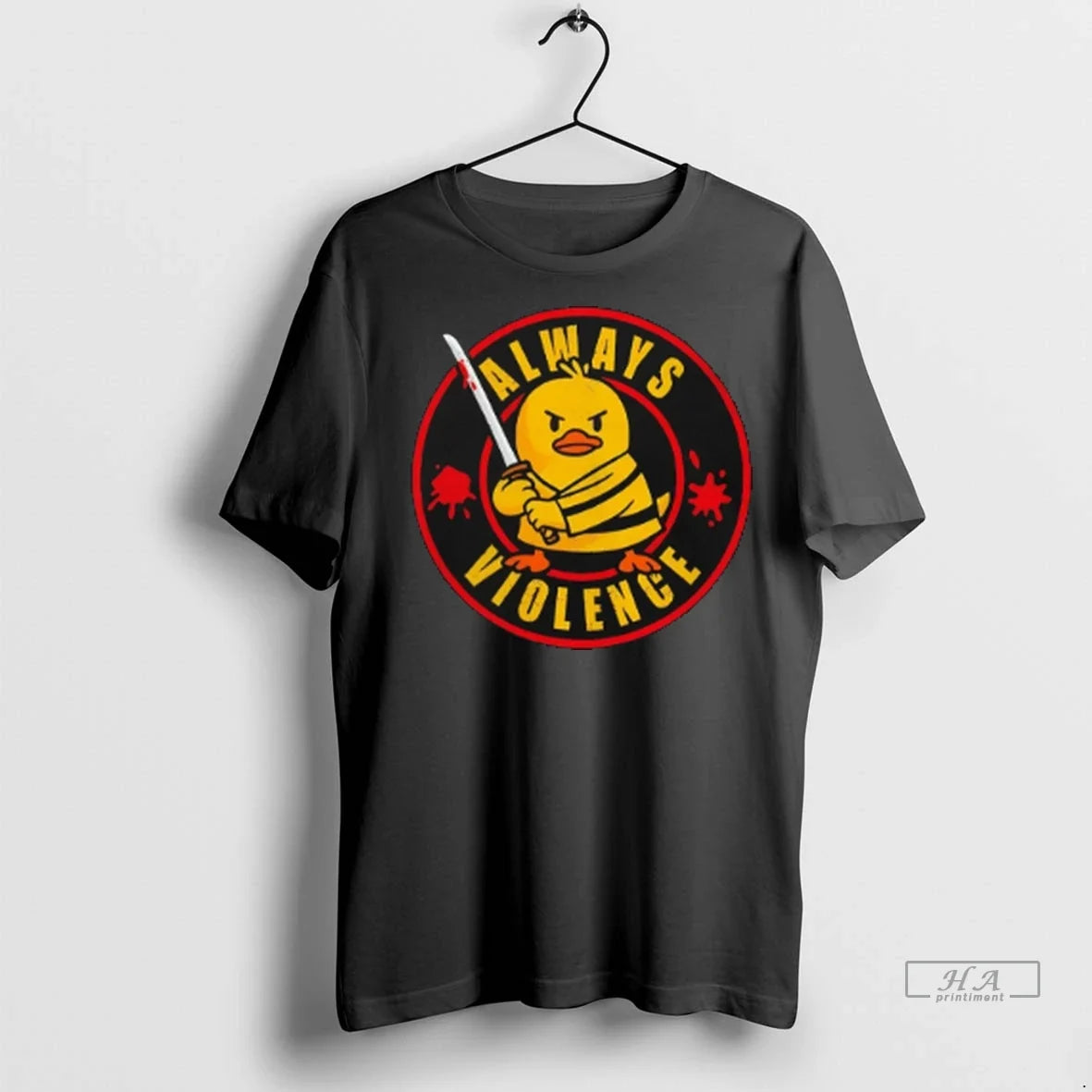 Trendy Officials Duck With Knife Always Violence Shirt Sweater