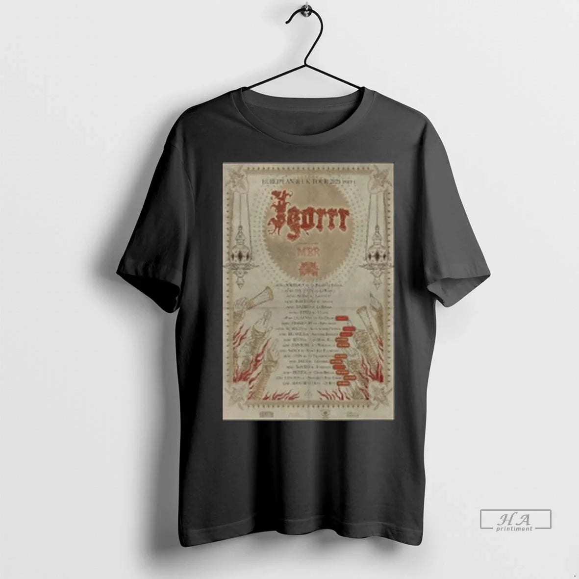 Trendy Officials Igorrr Tour Eu Uk 2025 Long Sleve Shirt Sweater