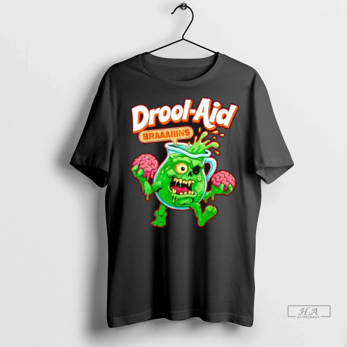 Trendy Officials Kool Aid Zombie Braaaiiins Drool Aid Halloween Shirt Sweater