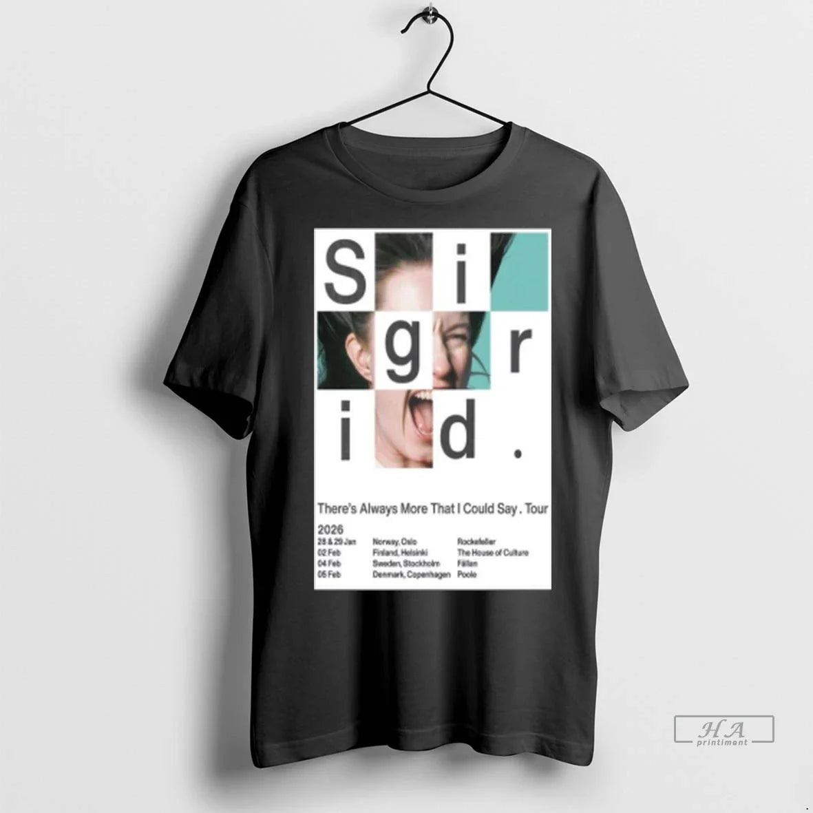 Trendy Officials Sigrid Theres Always More That I Could Say Tour 2026 Long Sleve