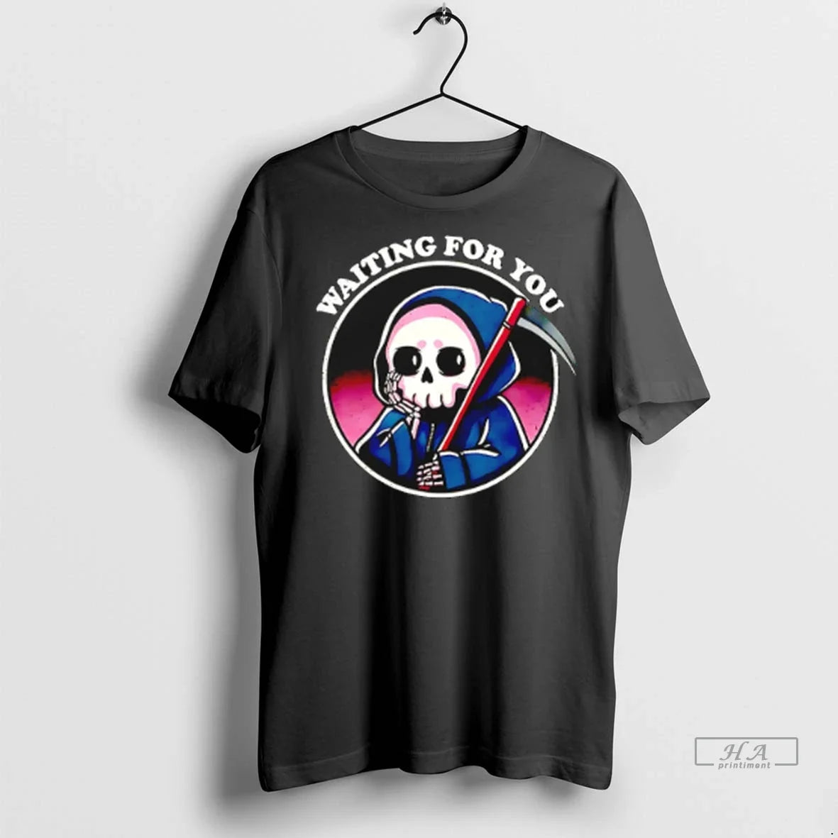 Trendy Officials Skeleton Death Waiting For You Halloween Shirt Sweater