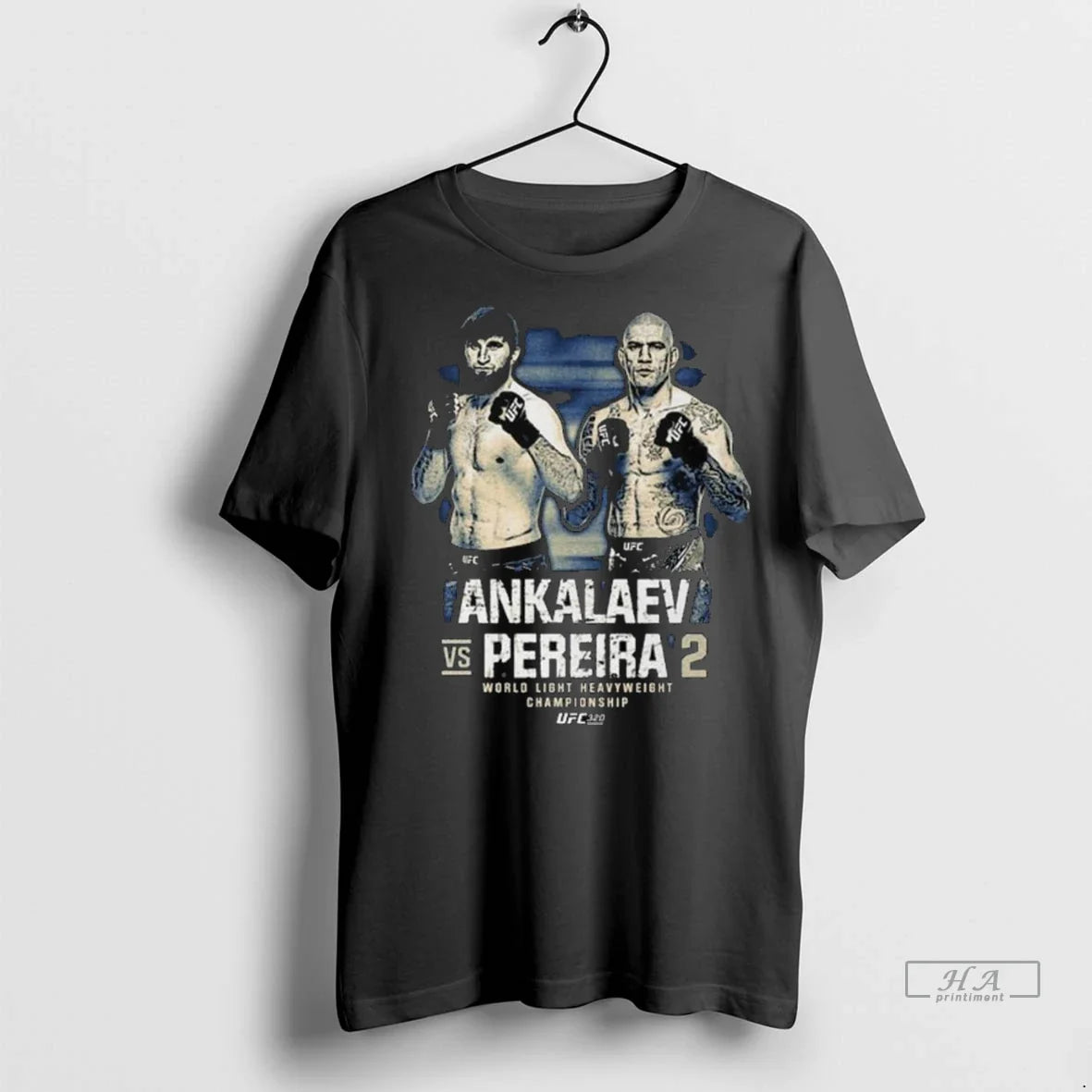 Trendy Ufc 320 Ankalaev Vs Pereira 2 Bitmap Long Sleve Shirt Sweater