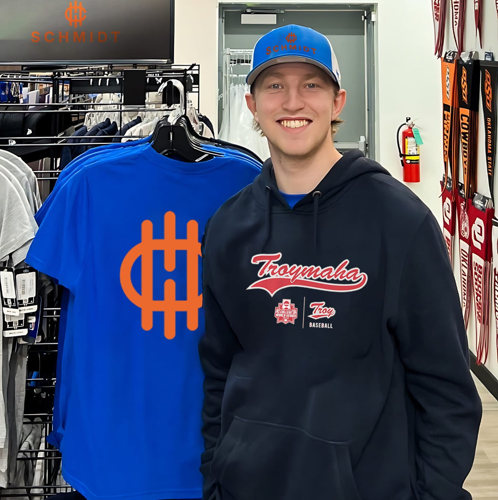 Troy Baseball TroyMaha 2026 CWS shirt
