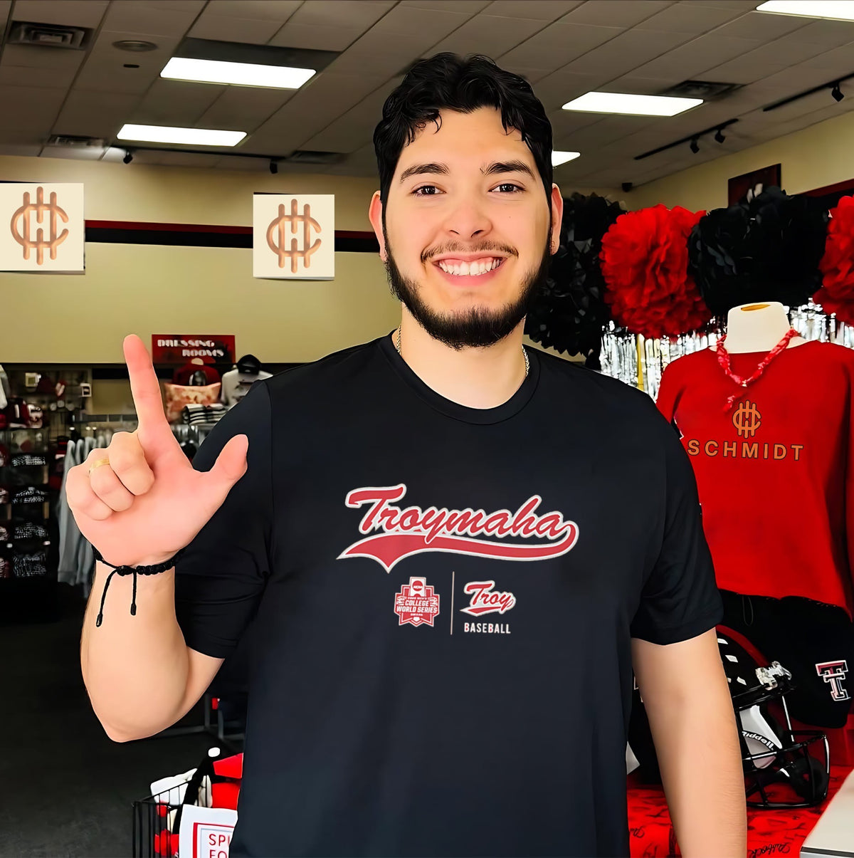 Troy Baseball TroyMaha 2026 CWS shirt