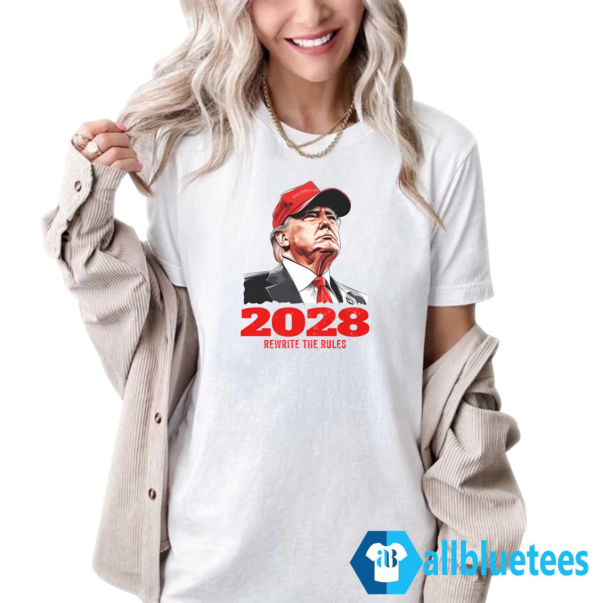 Trump 2028 Rewrite The Rules Shirt
