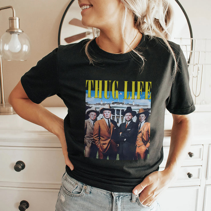 Trump JD Vance Elon Musk Robert F. Kennedy Jr Friends Thug Life Shirt