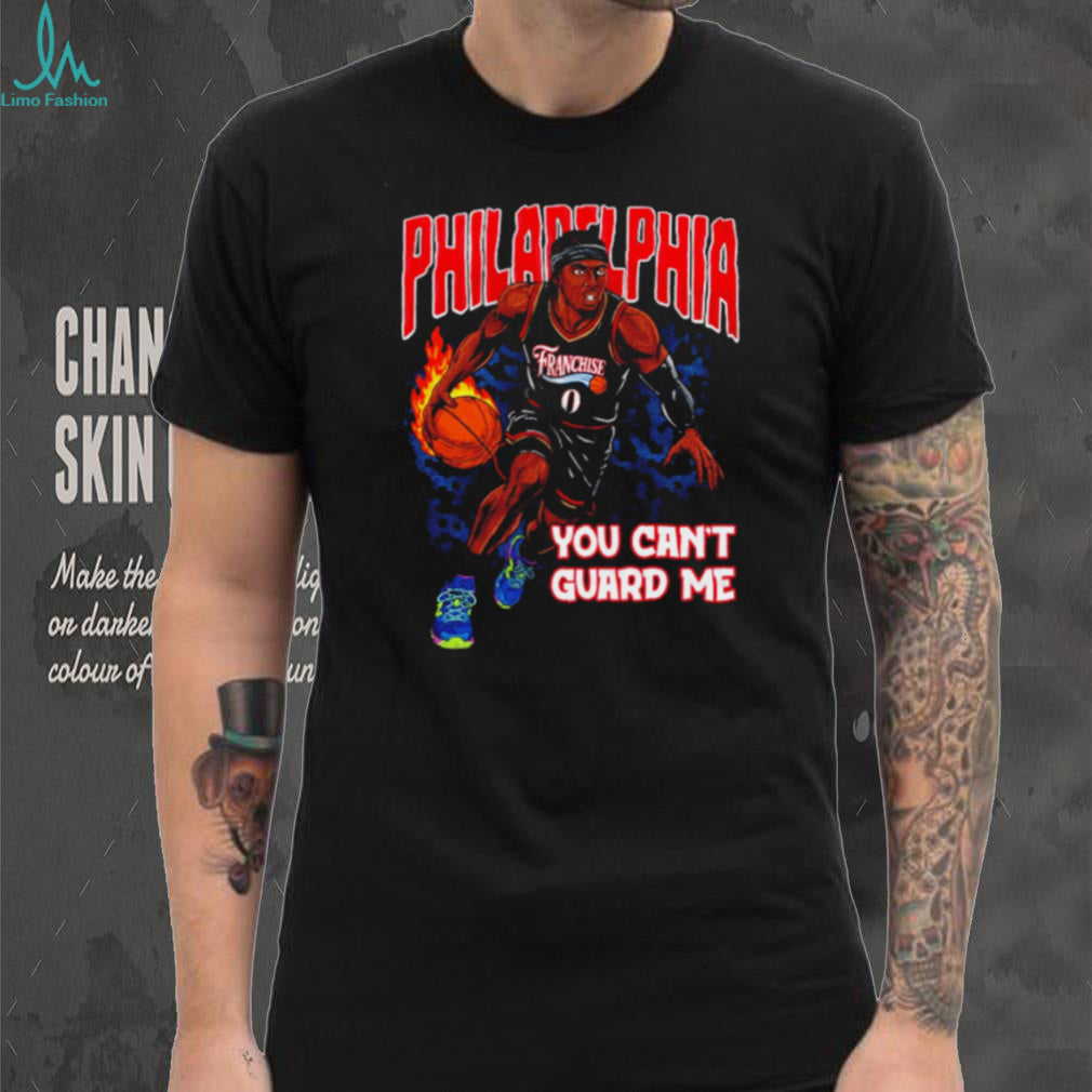 Tyrese Maxey Philadelphia Basketball You Can’t Guard Me Retro Vintage Sports Men Women Fans T Shirt