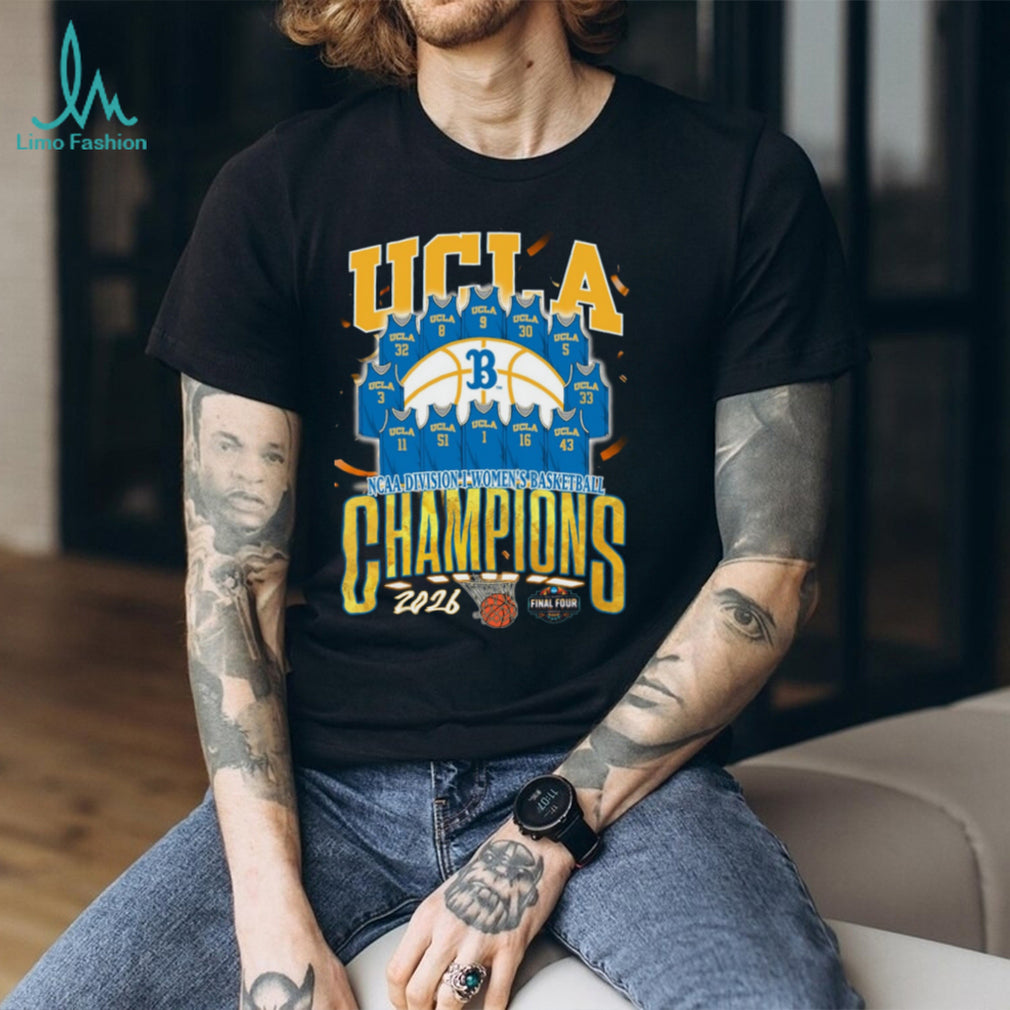 UCLA Bruins 2026 NCAA Division I Women’s Basketball National Champions T Shirt