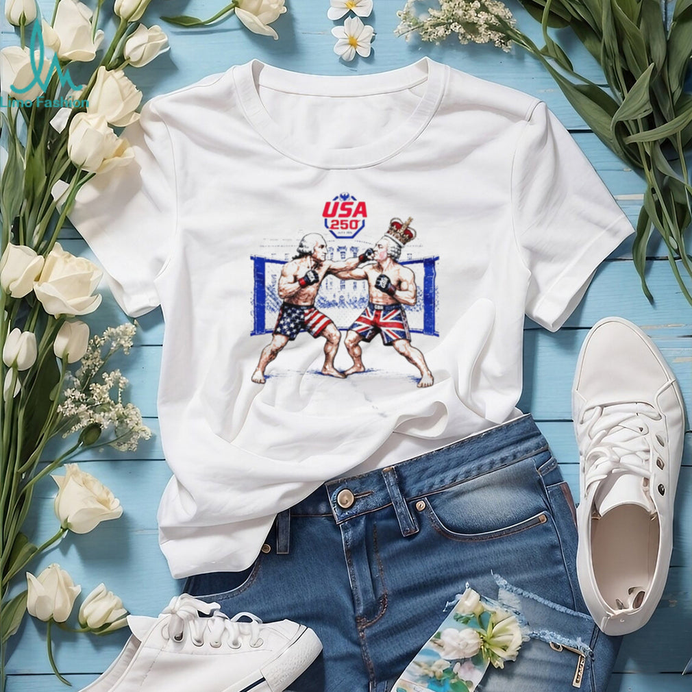 USA 250 MMA George Washington vs George III shirt