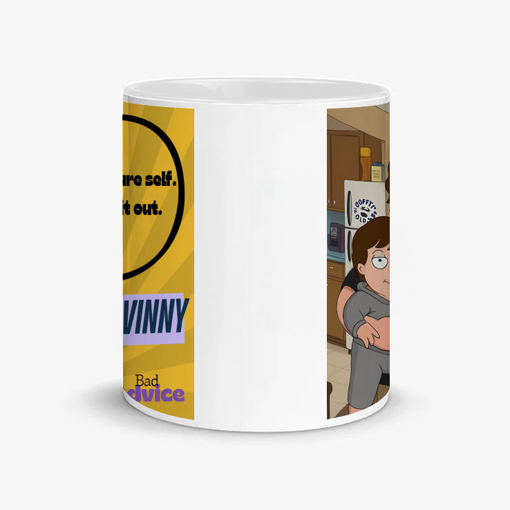 Uncle Vinny’s Bad Advice Ignore Your Future Self They’ll Figure It Out Mug