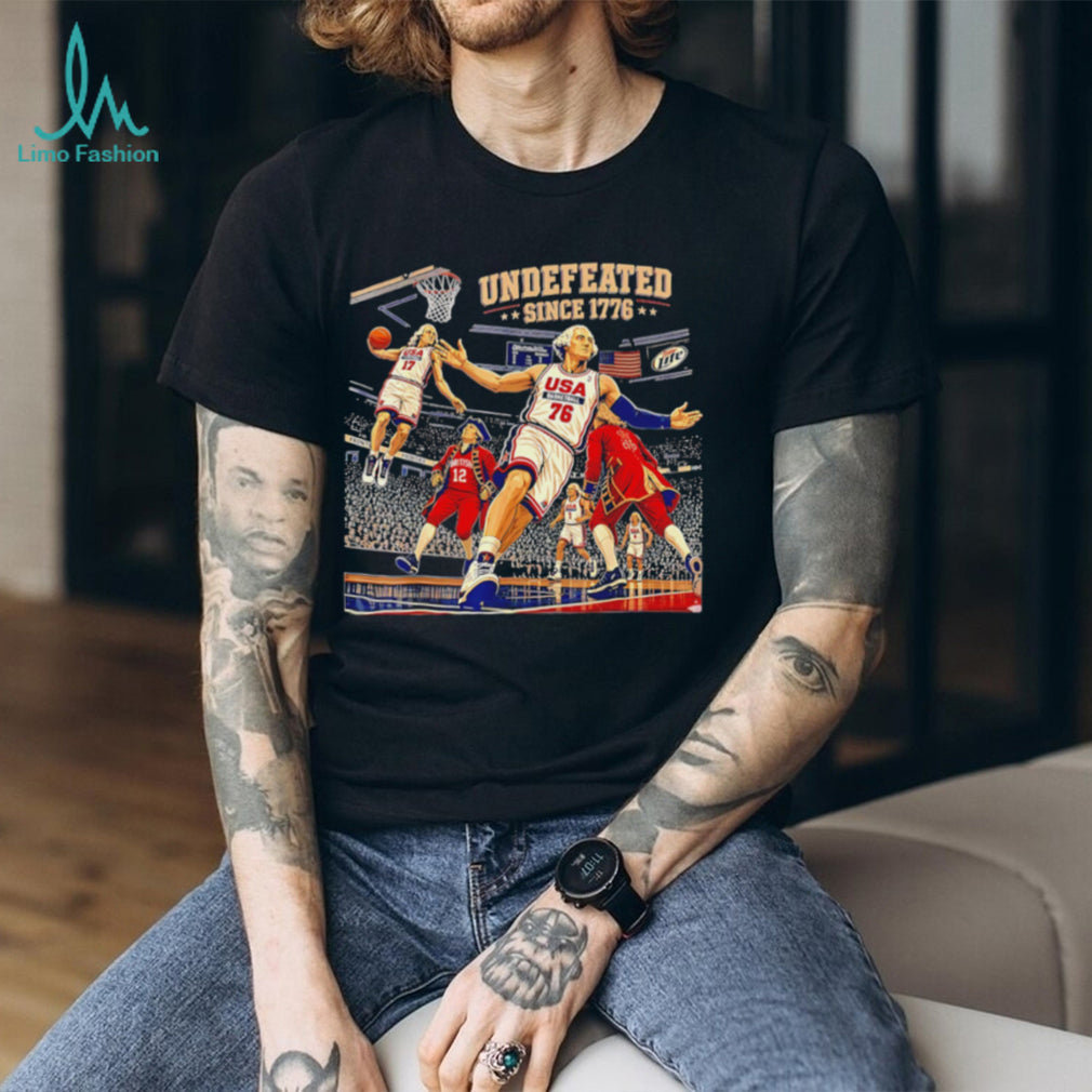 Undefeated Since 1776 America 4th of July Shirt