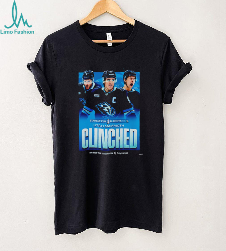 Utah Mammoth Clinched 2026 Stanley Cup Playoffs NHL T Shirt