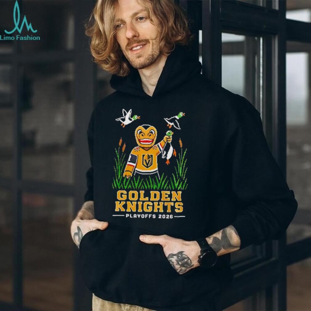 Vegas Golden Knights 2026 Playoffs Retro Duck Hunt Graphic T Shirt