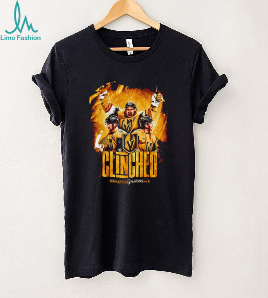 Vegas Golden Knights Clinched 2025 Stanley Cup Playoffs T Shirt