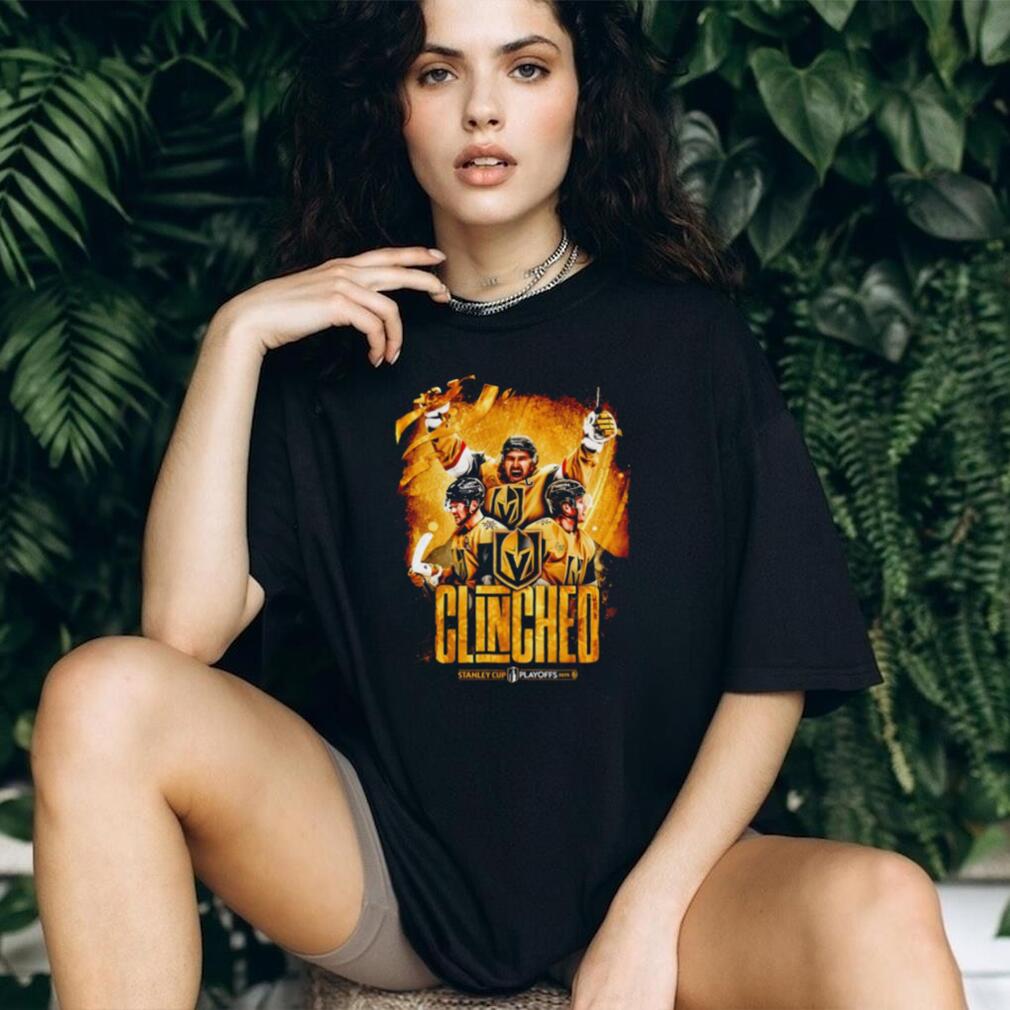 Vegas Golden Knights Clinched 2025 Stanley Cup Playoffs T Shirt
