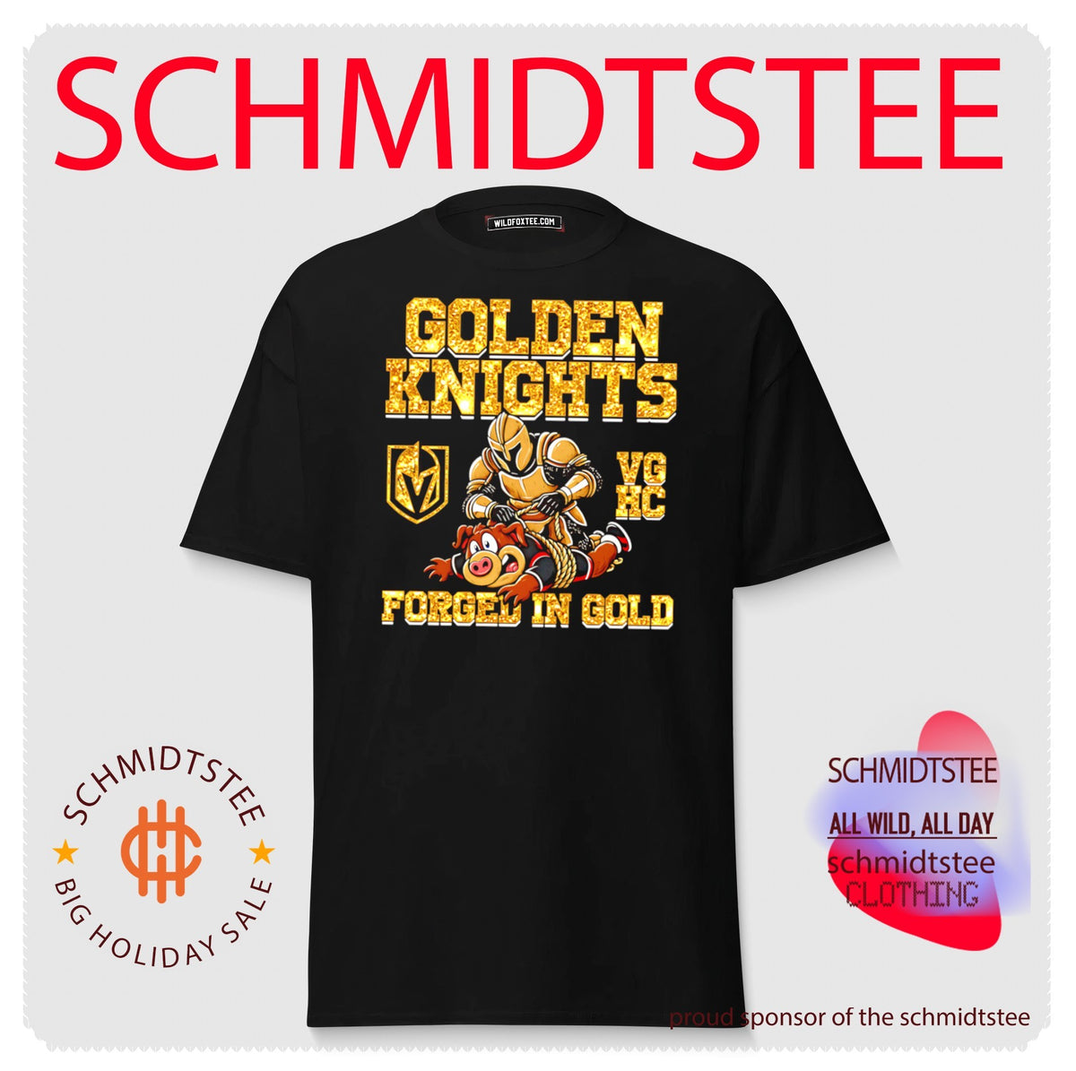 Vegas Golden Knights Forged In Gold Hockey Fan shirt