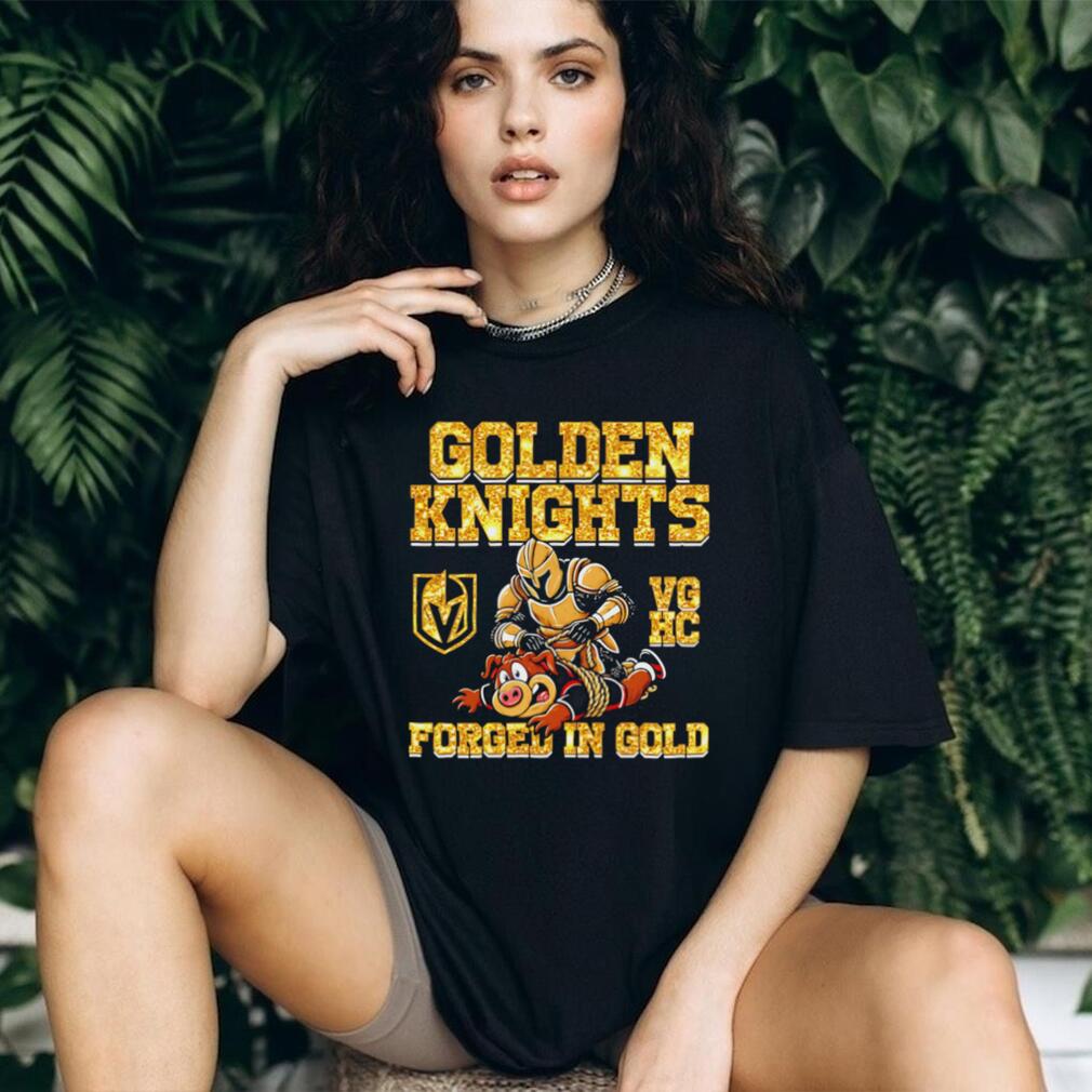 Vegas Golden Knights Forged In Gold Hockey Fan shirt