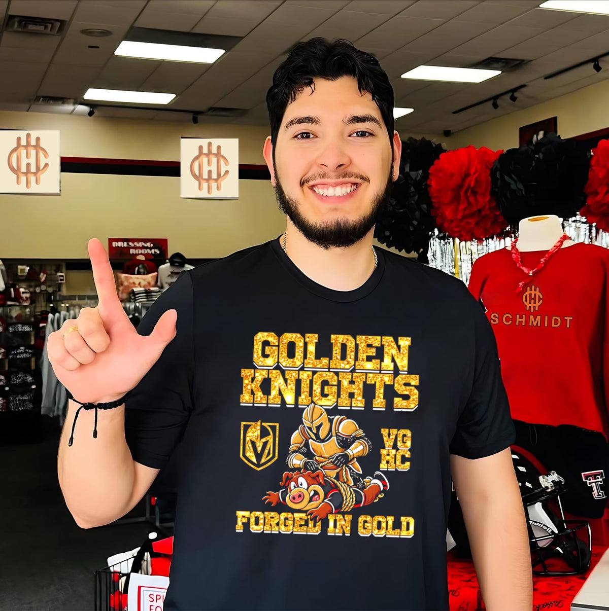 Vegas Golden Knights Forged In Gold Hockey Fan shirt
