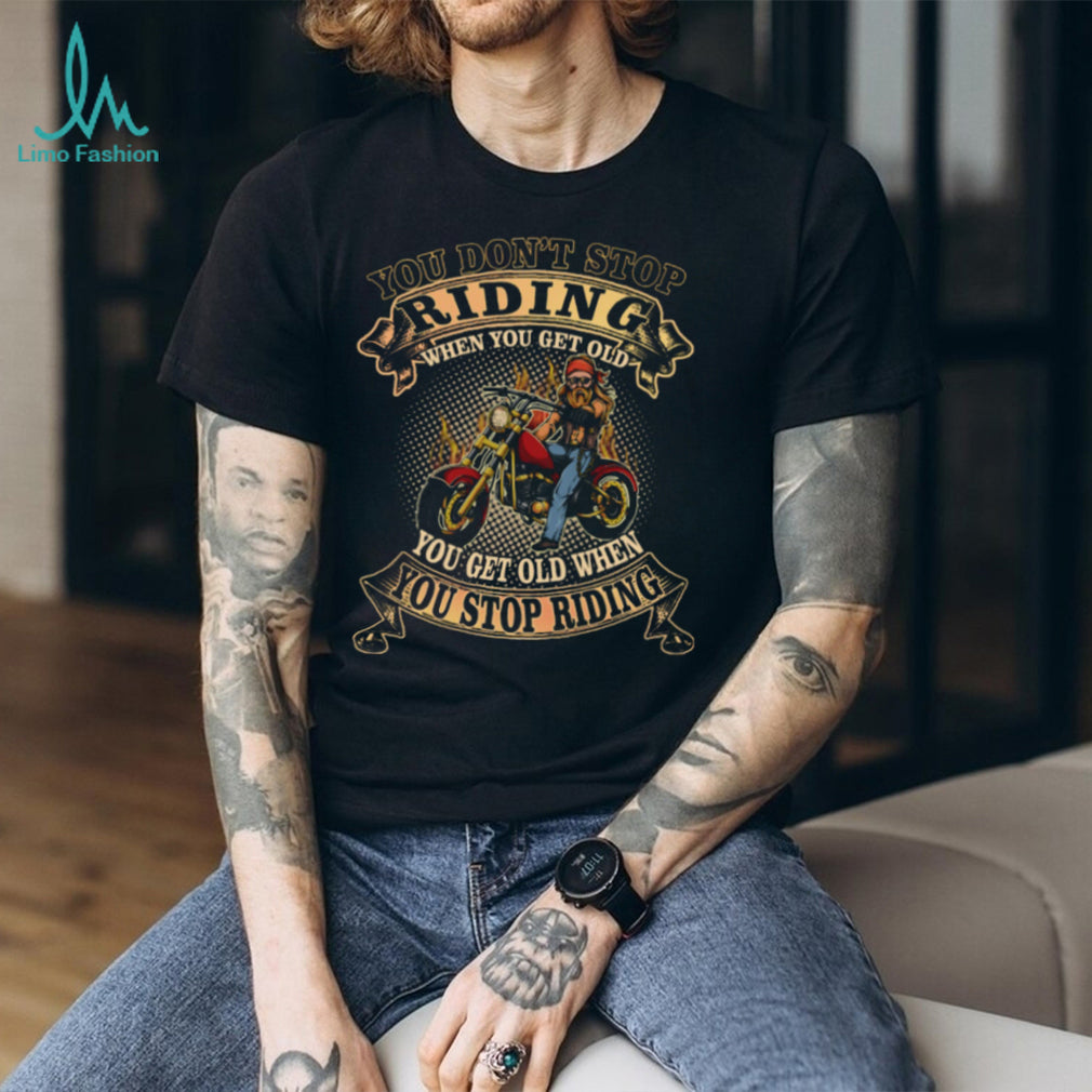 Vintage Biker Motorcycle Riding Quote Heritage T Shirt