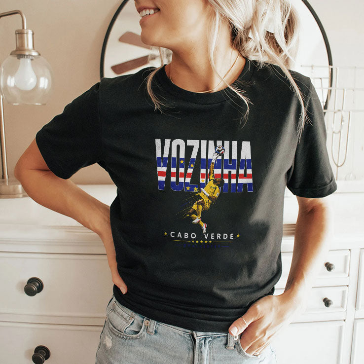 Vozinha Cabo Verde Goalkeeper Soccer T Shirt