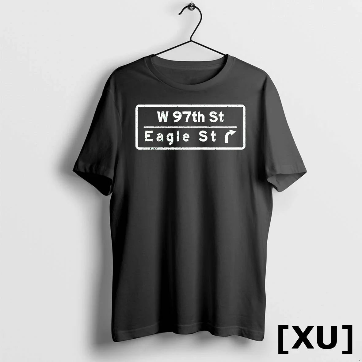 W 97th St Eagle St Road Signs Tshirts Sweater